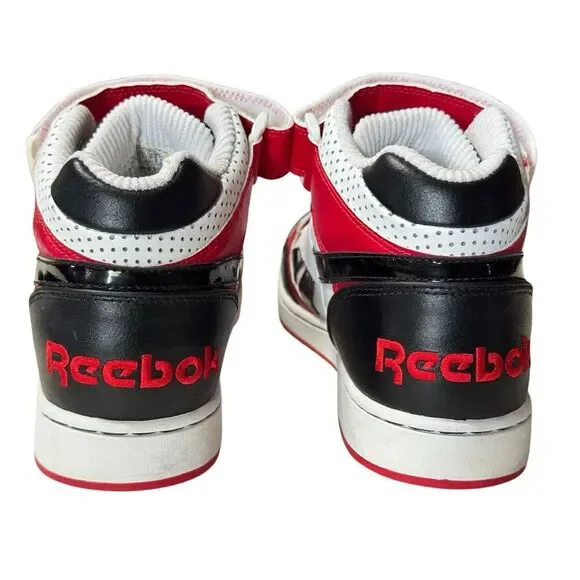 Reebok BB4500 Hi Top White/Black/Vector Red Sz 9 - realvibe.in display picture 2